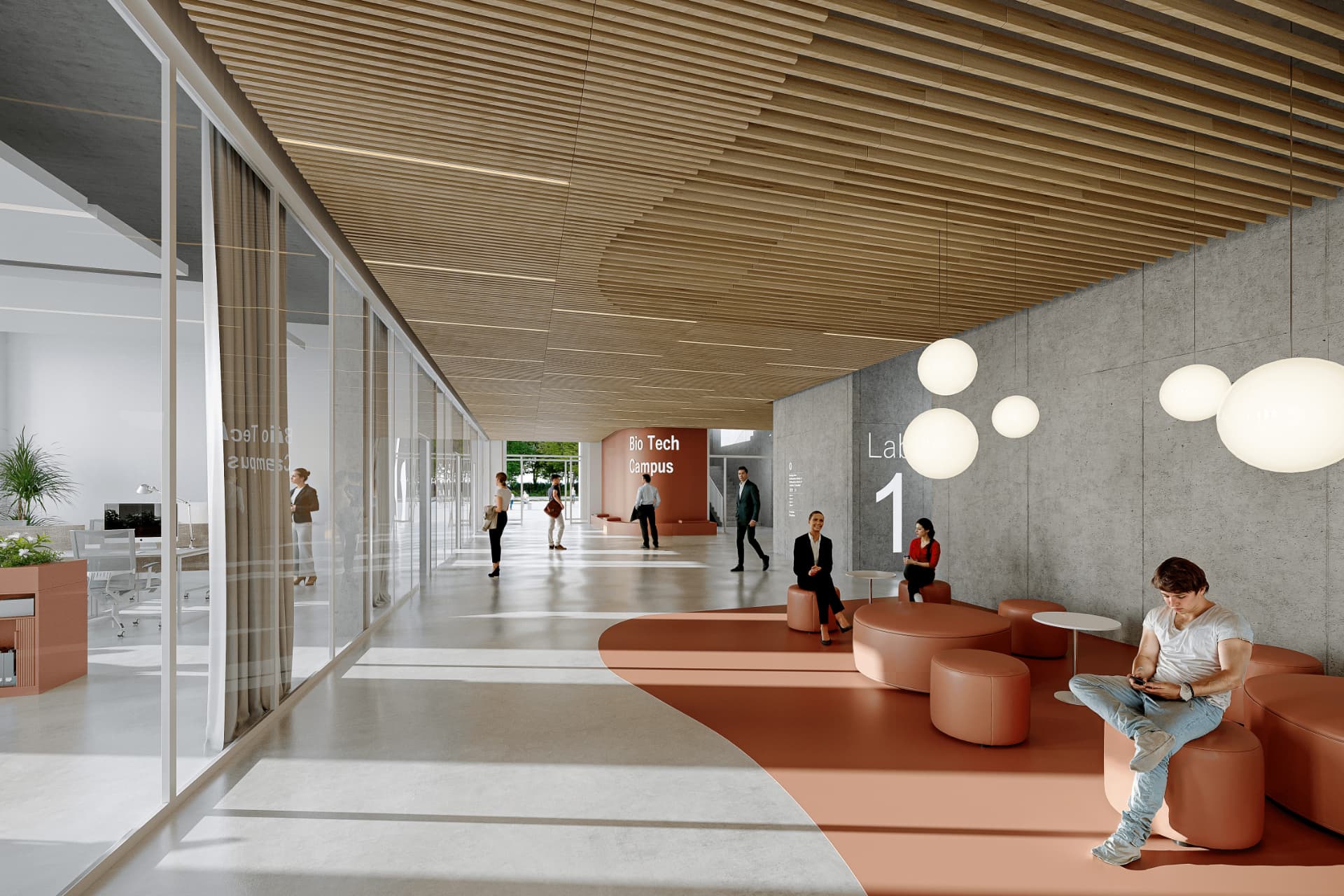 Foyer – Innenvisualisierung